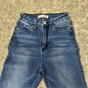 YMI Gigi Fit Extra Flare Dark Wash Women's Jeans Size 0